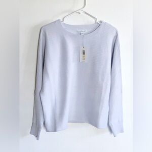 Calvin Klein Light Gray Crew Neck Sweater